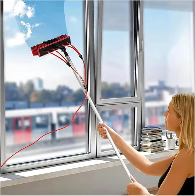 Window Cleaning Telescopic Brush Conservatory Roof Cleaner Water Fed Pole Photovoltaic Panel Cleaning7.2m