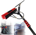 Water Fed Pole Kit3.6-12M Window Cleaning PolesWater Fed BrushAluminum Outdoor Window CleanerExtendable Telescopic Pole Water Fed Brush Spray Washer for Window Glass/Solar Panel (Color : 36ft/10.
