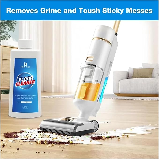 Robot Vacuum Floor Cleaning Concentrate For MopsCompatible For Roborock Compatible For Tineco Etc. Hardwood &amp Multi-Surface(1 bottle)