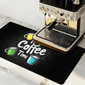 Dish Drying Mat Large Coffee Mat Absorbent Drying Mat for Kitchen Counter Coffee Bar Accessories 32x 17 (3 32Lx17W)