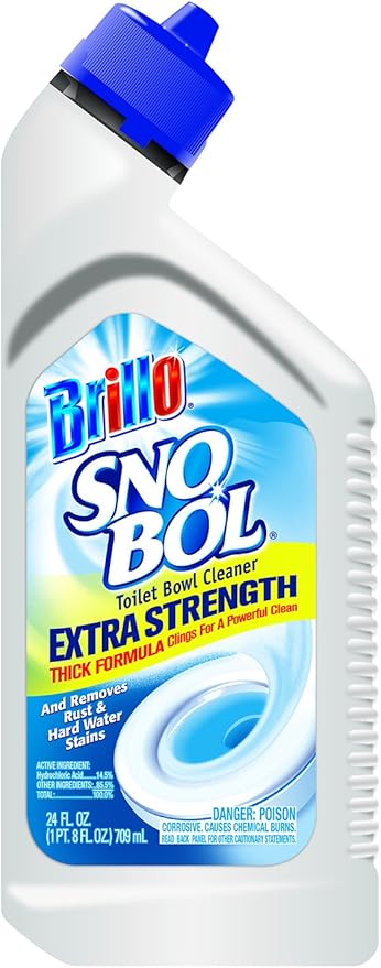 Extra Strength Toilet Bowl Cleaner 24 Fl Oz &amp Iron OUT Automatic Toilet Bowl Cleaner 6 Tablets White