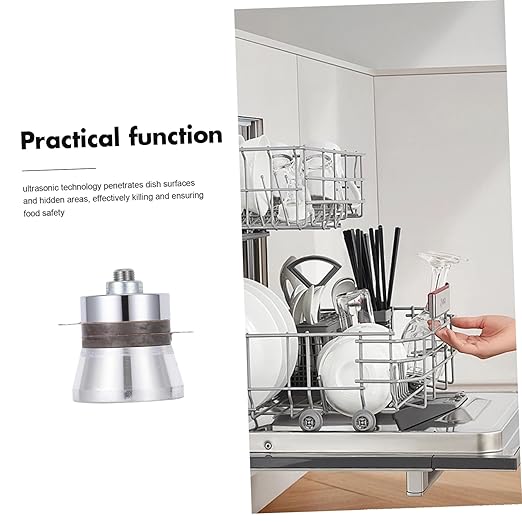 Gatuida 60w Industrial Ultrasonic Dishwasher Cleaner Head Retainer Cleaner Machine Deep Cleaning for Glass Stainless Steel