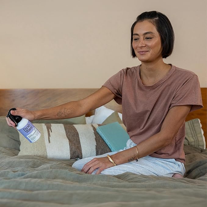 Fresh Wave Lavender Scent Odor Removing Spray 8 fl. oz. | Pack of 4 | Odor Absorber for Home Furniture Fabrics &amp Trash | Safer Odor Relief