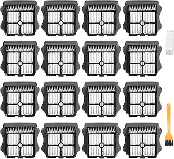 Compatible with TINECO Floor One S3 / IFloor 3 Roller Brush Hepa Filte Accessories Cordless Wet Dry Floor Washer Handheld Vacuum Spare Part (Color : 18PCS)