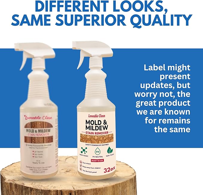 EcoDecors Loveable Stain Remover For Teak and Hardwoods 32oz Spray Bottle