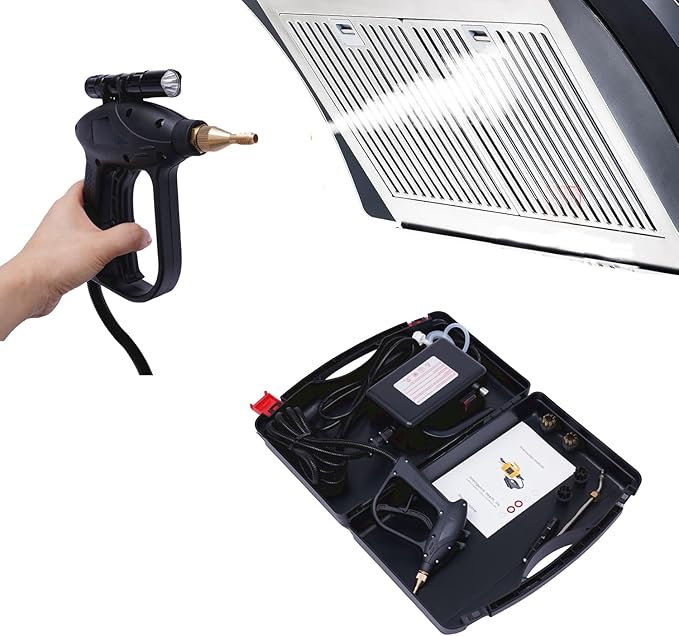 Steam Cleaner 1700W High Pressure Handheld Steamer for Cleaning Protable Cleaning Machine for Home UseControlled Spray Gun High-pressure Steam Cleaner Machine for home