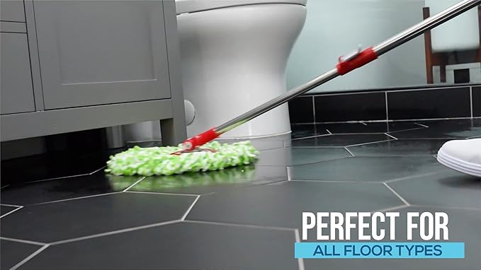 SIMPLI-MAGIC 79229 Spin Including 3 Mop Heads Regular Blue/Grey