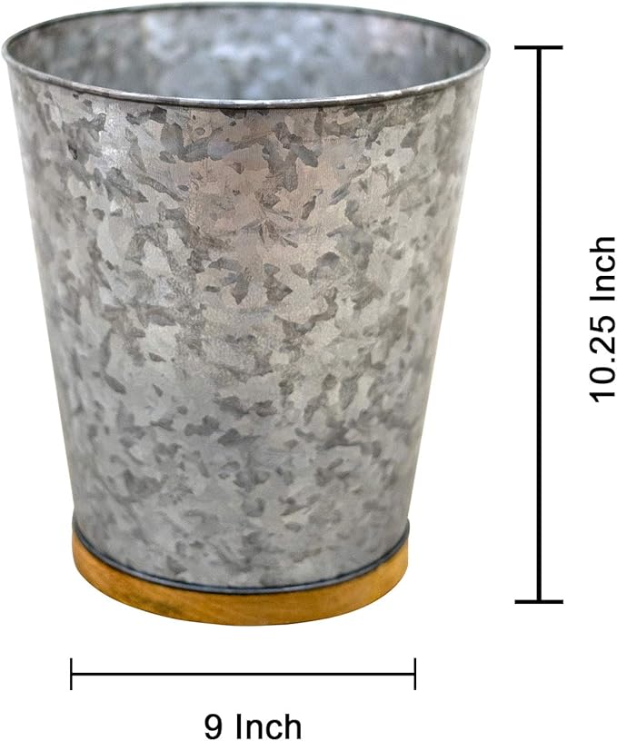 nu Steel Confetti Collection Wastebasket Perfect for Home &amp Bathroom Accessories