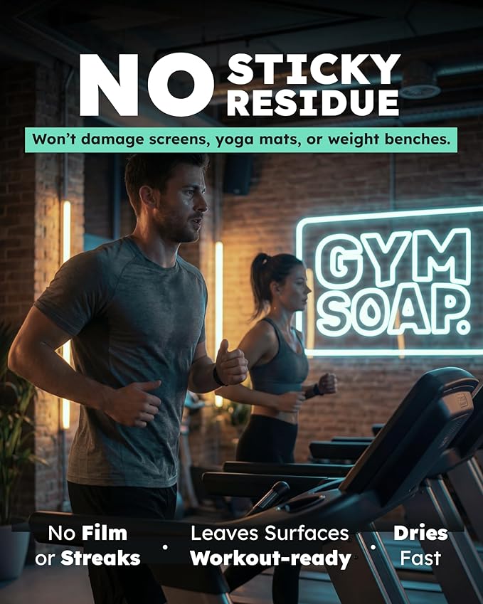 Gym Equipment Wipes - 500 Fitness Wipes to Clean Exercise Equipment Treadmill Peloton Bikes Yoga Mat Cleaner - Gym Supplies Yoga Supplier Cleaning Wipes for Home &amp Gym - Spa Fresh Scent