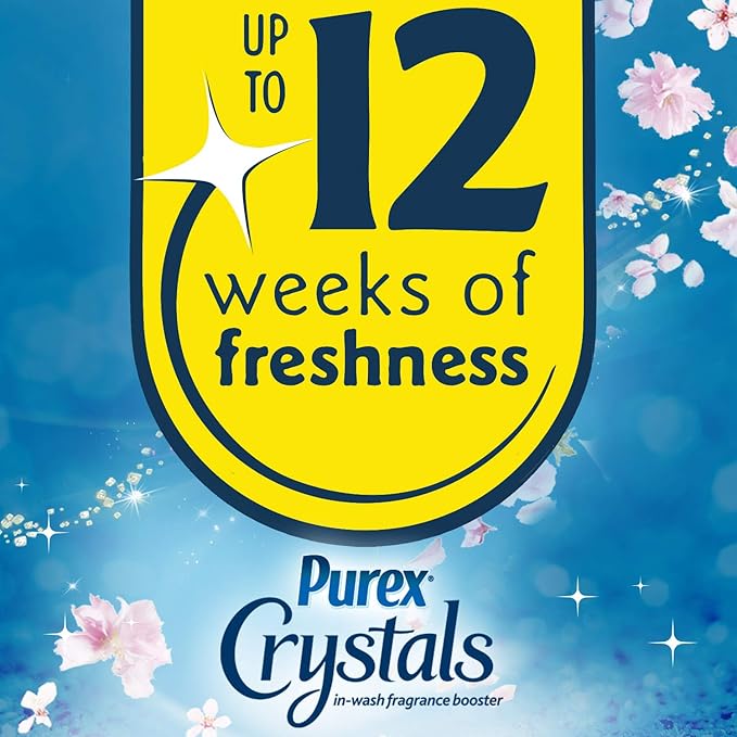 Purex Crystals in-Wash Fragrance and Scent Booster Fresh Mountain Breeze 15.5 Ounce (Pack of 4)