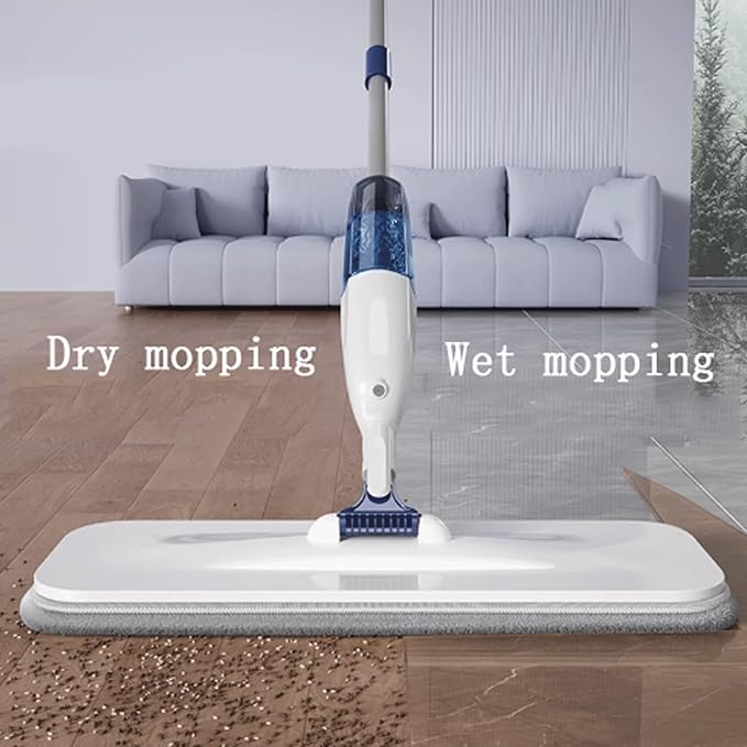 mop Spray Wet Mops for Floors Microfiber Dust Dry Mop with 2 Microfiber Washable Pads Hard Wood Floor Mop for Commercial Home mops