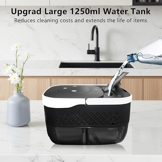 Handheld Steam Cleaner 2500W Pressurized Steam Cleaner with 3 Brush Heads Portable Steam Cleaner for Home Car Furniture Kitchen Bathroom and Wall Orange