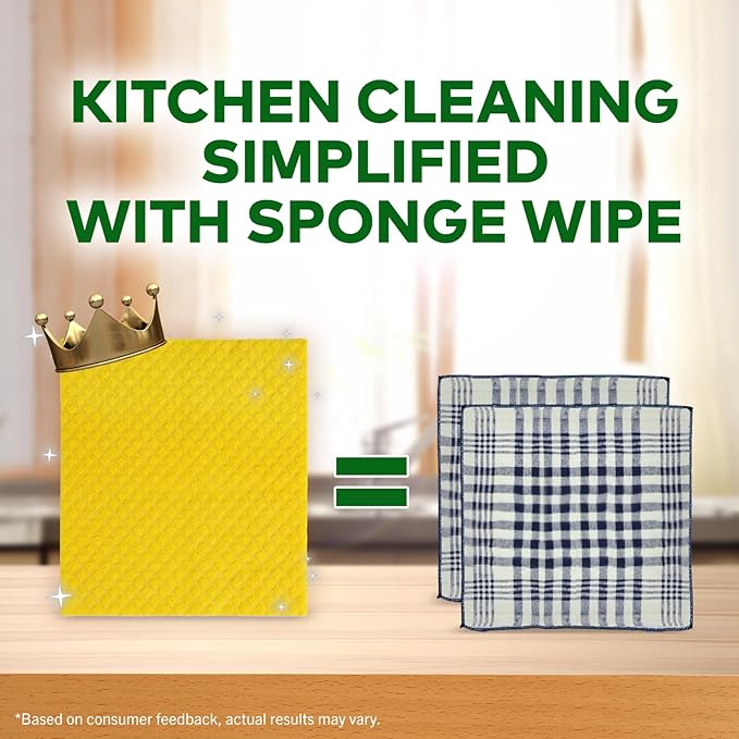 Scotch-Brite Sponge Wipe (Large Pink &amp Yellow Pack of 3)