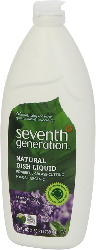 Seventh Generation Dishwash Liquid Detergent Lavender 25 oz