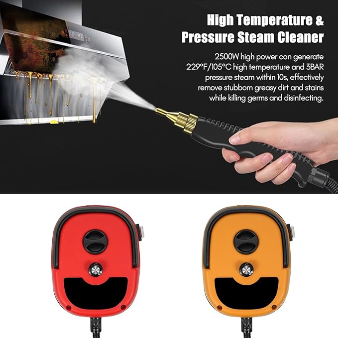 Steam er 2500W 220V Portable High Pressure Handheld Steaming er for to Detailing Air Conditioner Kitchen Hood Refrigerator ing US Plug