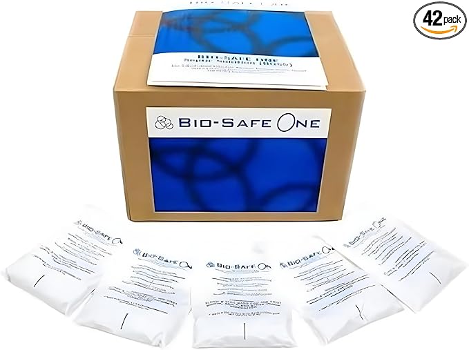 BSA 10003 - Septic Tank Treatment - 42 Monthly Treatments - Septic Cleaner - Drain Cleaner - Drain Clog Remover - Unclog Toilet - Safe Septic Maintenance - Exxon Valdez Patented