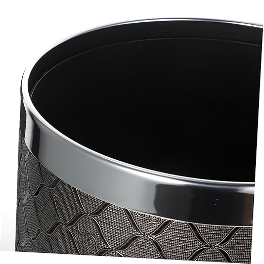 Household Plastic Trash Can Simple Design Wastebasket for Bedroom Bathroom Office Sturdy Structure Easy to Use Versatile Garbage Container for Home Decor