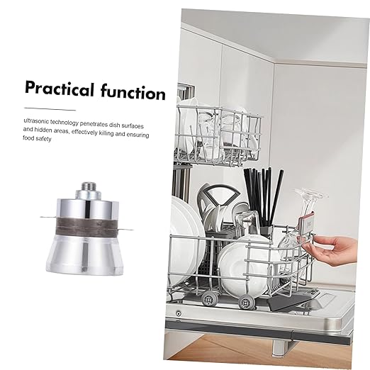 Cabilock 60w Ultrasonic Dishwasher Cleaner Retainer Mouthparts Portable Sonic Machine for Household Industrial Cleaning