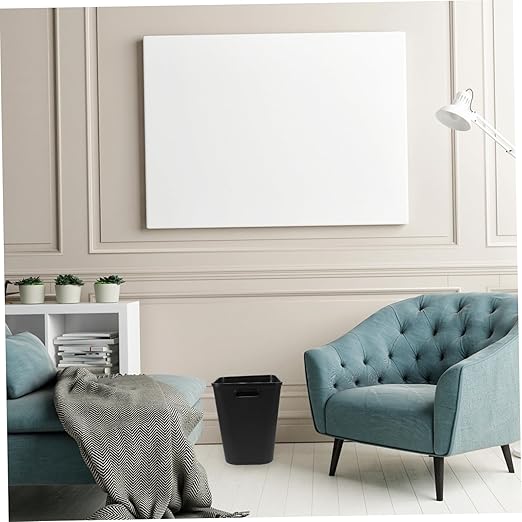 Creative Large Plastic Trash Can for Home Versatile Wastebasket for Bathroom Kitchen Bedroom and Living Room Clean Design for College and Beyond