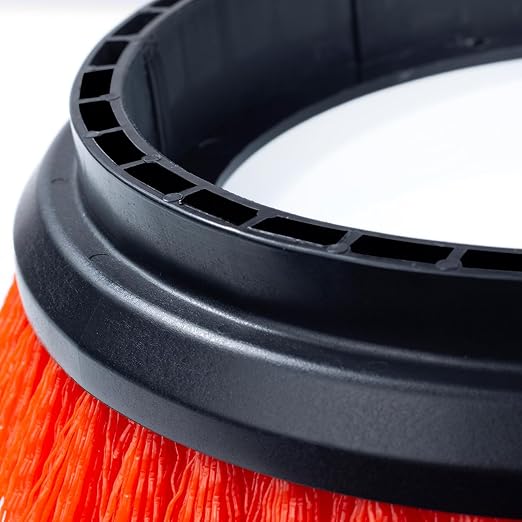 Commercial Scrub Brush for Orbital Floor Scrubber Compatible with Oreck Orbiter XL ORB550MC Bissell BGEM9000 12 Diameter Heavy-Duty Brush Orange