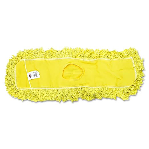 Rubbermaid Commercial Trapper-Dust Mop 24-inch Yellow General Purpose-Dust Mopping Cleaning for Flooring