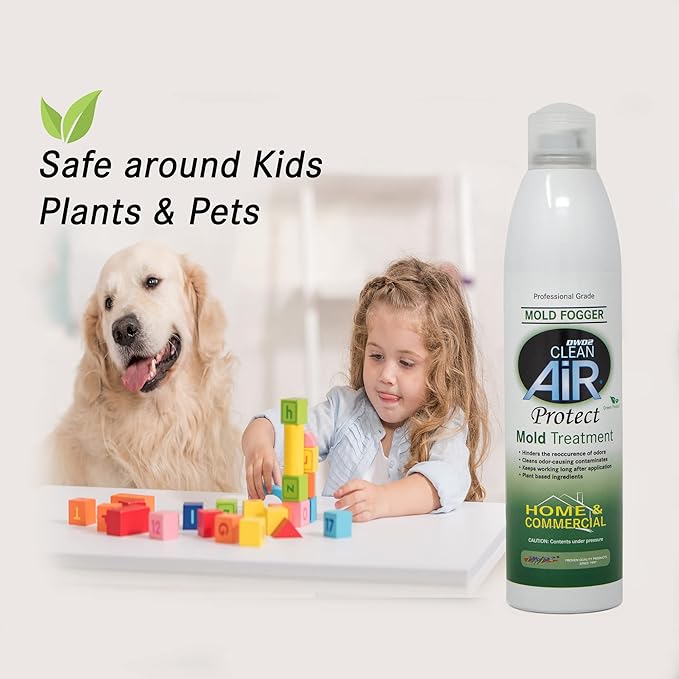 Protect™ Home &amp Commercial Mold-Treatment Plant-Based Mold-Odor Remover Fogger Treatment - eco-friendly solution for a safer and healthier living and working space. (14 oz)