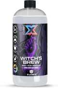 Chem-X Witch’s Brew Iron and Rust Remover 4X Strength Removes Brake Dust Rail Dust Iron Particles and Rust Stains Color Changing Formula Safe on Paint Wheels Trim and Glass - 32oz