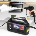 Moongiantgo High Pressure Steam Cleaner 1500W Handheld Steamer for Cleaning Portable Tankless Pressurized Cleaning Machine for Car Detailing Grout Tile Commercial Home Kitchen Bathroom (Black)