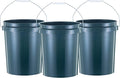 United Solution ECOSense 5 Gallon Bucket Heavy Duty Comfortable Handle Perfect for on The Job Home Projects or Cleaning Made from 90% Recycled Materials.100% Recyclable (Pack of 3)