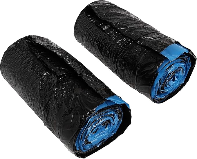 HEFTY Gripper Scented Kitchen Bags Drawstring Plastic Black 80 Count (Pack of 2)