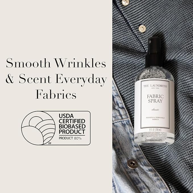 The Laundress Classic Fabric Spray Clean Laundry Scent 8 oz + The Laundress Wool and Cashmere Fabric Spray Cedar Scent 8 oz