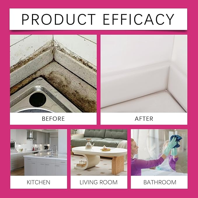 Multi-Purpose Cleaner Powerful Stain Remover For Home Office &amp Car - Dissolves Grease &amp Sticky Grime Easily(2PCS)