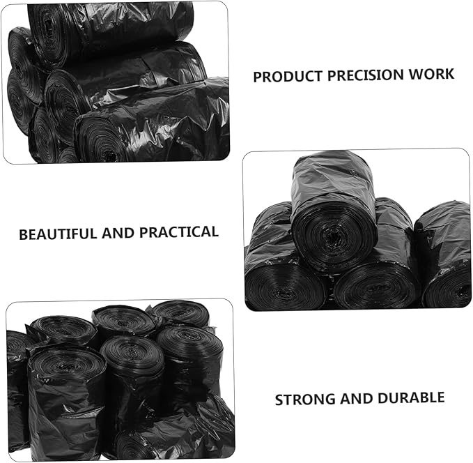 200Pcs Portable Toilet Trash Bags Rubbish Pouches for Camping Bathroom Kitchen Heavy Duty Design with Odor Locking Convenient Disposable