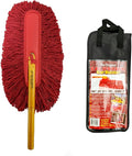 California Car Duster 62442 Standard Car Duster with Wooden HandleRed
