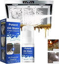 Kitchen Grease Foam Cleaner - Heavy-Duty Degreaser For Stove &amp Range Hood Removes Stubborn Stains &amp Residue(3PCS)