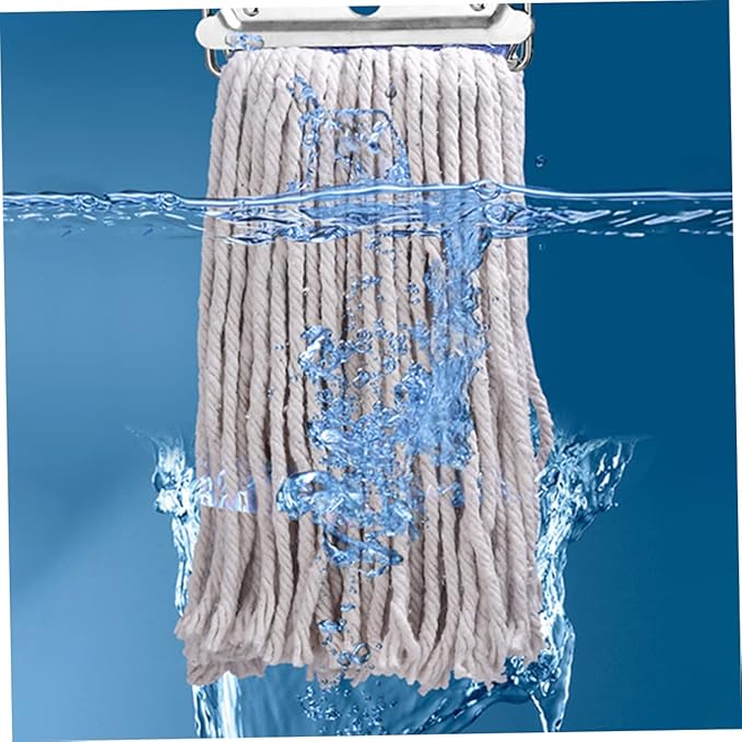 Beaupretty Heavy Duty Cotton Mop for Wet Dry Cleaning Versatile Floor Cleaning Tool for Hardwood Tile and Durable Easy to Operate Non Slip Handle for Household Use