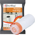 iTouchless Tall Trash Bags for Rubbish Recycling Compost in The Home Office Fits 13 Gal 14 Gal 15 Gal and 16 Gallon Garbage Can Extra-Large Strong Bathroom Kitchen Bin Liners Clear 40 Count