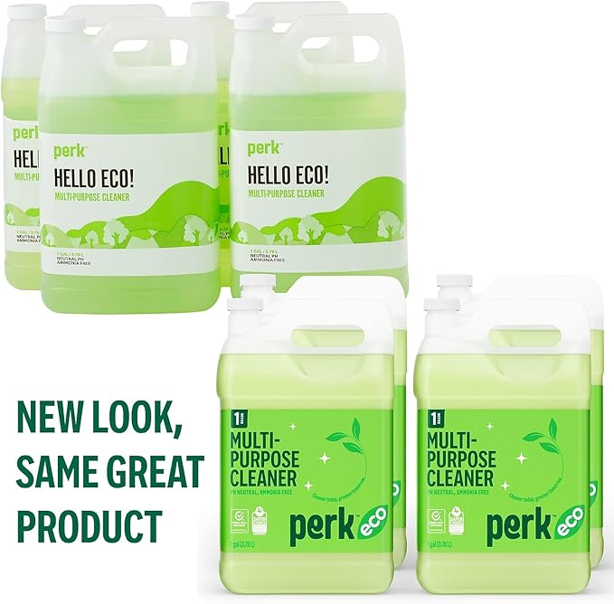 Sustainable Earth Ready‑to‑Use All‑Purpose Cleaner Refill 1‑Gallon Bottles 4/Carton — Multi‑Surface Cleaning Solution for Kitchens Floors &amp Commercial Facilities