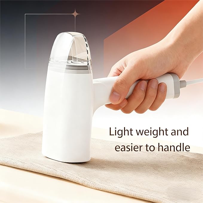Handheld Garment Steamer Travel Steamer Iron For Clothes Light Weight Foldable and Portable Iron 10s Heat Up Quick Wrinkle Removal 1300W 110V