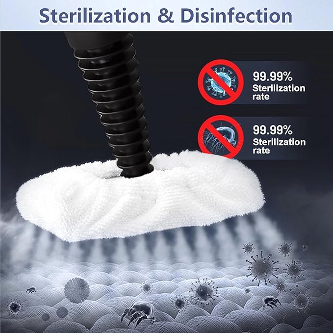 Pressurized Handheld Steam Cleaner High Temperature And High Pressure Deep Cleaning Multi-function Multi-scene Home Use 135℃+3.5bar Parameters Lightweight And Large Capacity Water Tank