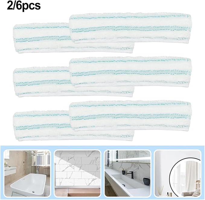 Compatible for Leifheit Cover Washer Washer Cover Water for Frames Corners Dry and Wet Usage Mop Cloths Pad Floor Cleaning(6 Pack)