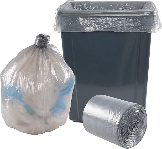 Gainhope 18 Gallon Trash Bag Large Kitchen Trash Bag Tall Kitchen Garbage Bags 100 Counts