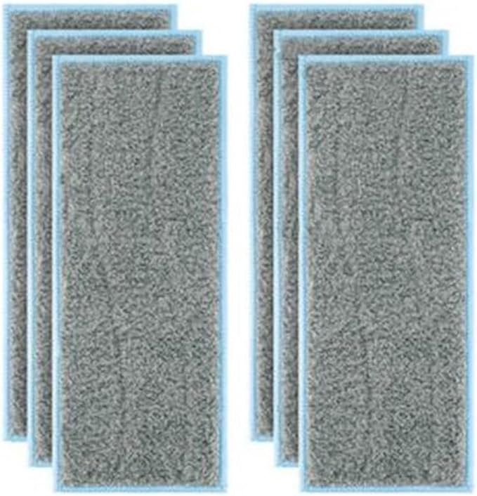 Wet Mopping Pads Floor Wiper Suitable Compatible with Irobot Braava Jet M6 Series Mop (Color : 6pcs)