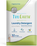 Tru Earth Platinum - Heavy Duty Laundry Detergent Sheets - Up to 64 Loads (32 Count) Fragrance Free - Ultra-Concentrated Strips Formula - Eco-Friendly Laundry Sheets