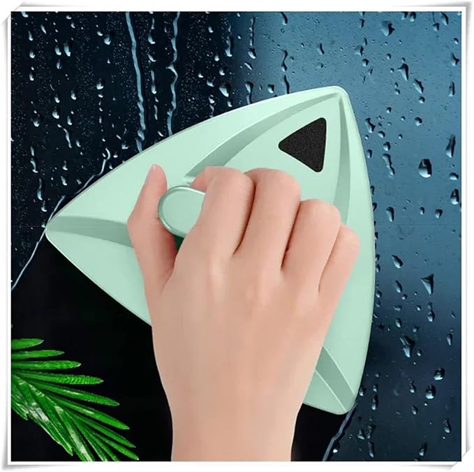 Adjustable Magnetic Window Cleaner 3-40mm Double-side Brush Glass Clean Balcony Wiper Surface(Glass 15-24mm)
