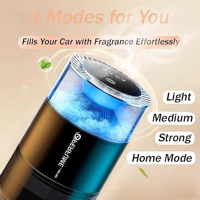 Smart Car Perfume Air Freshener with Azure Ocean Scent Aromatherapy Air Freshener Refreshing and Ocean Breeze Fragrance for Car