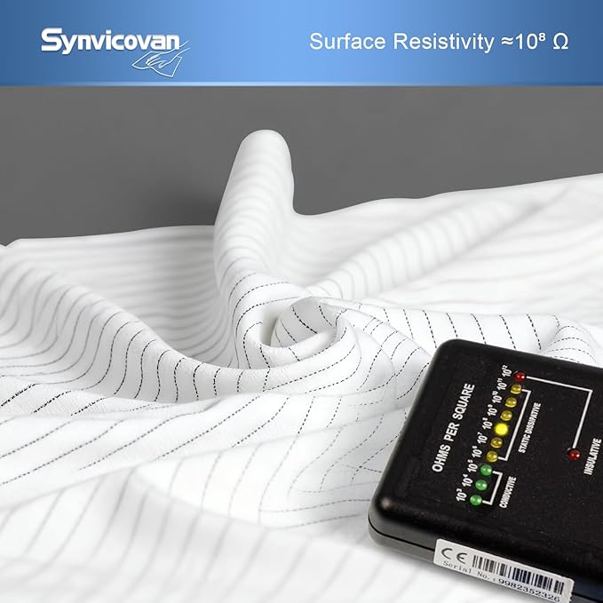 Anti-Static Microfiber Wipes 4x4(400 PcsClass 100 200GSM) Lint Free Cloths Reusable Special ESD protection design is suitable for protecting sensitive electronic components and tools