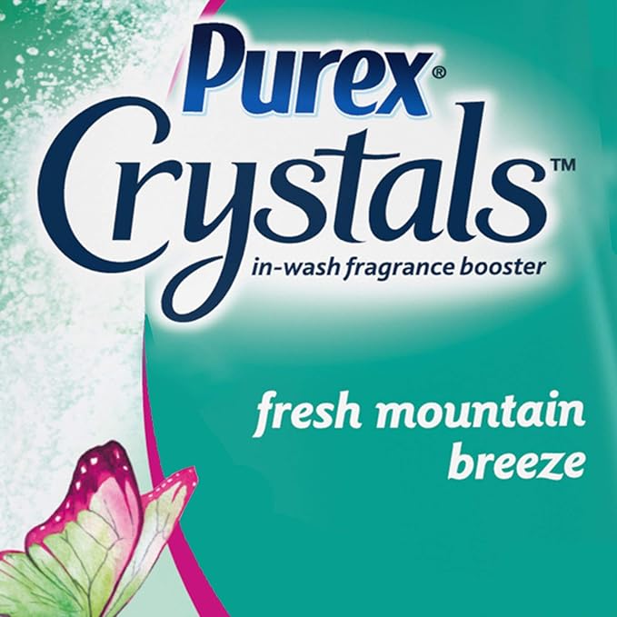 Purex Crystals in-Wash Fragrance and Scent Booster Fresh Mountain Breeze 15.5 Ounce (Pack of 4)