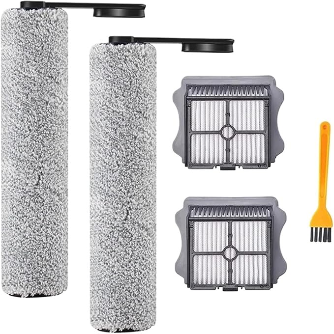 Brush RollerHEPA Filter Accessories Compatible for Tineco Floor ONE S5 Floor/One S5 ProCordless Wet Dry Vacuum Cleaner Replacement Accessories(4pcs-01)