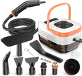 Steam Cleaner2500W Portable Handheld Steamer- 6-Level Adjustable Steamer with 15S Heat-Up Large Water Tank &amp 17-Piece Accessory Kit - Deep Clean Grease Grout Tile Floors